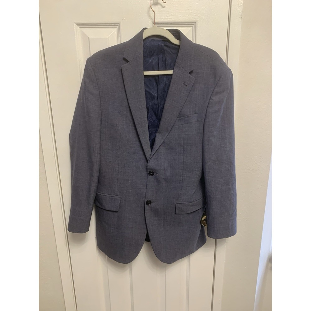 Jos. A. Bank 1905 Slim Fit Mens Blazer Wool Blend Gray 40 R